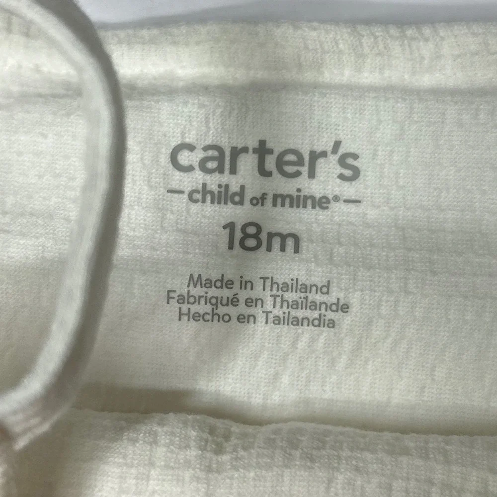 Carters Child of Mine white textured